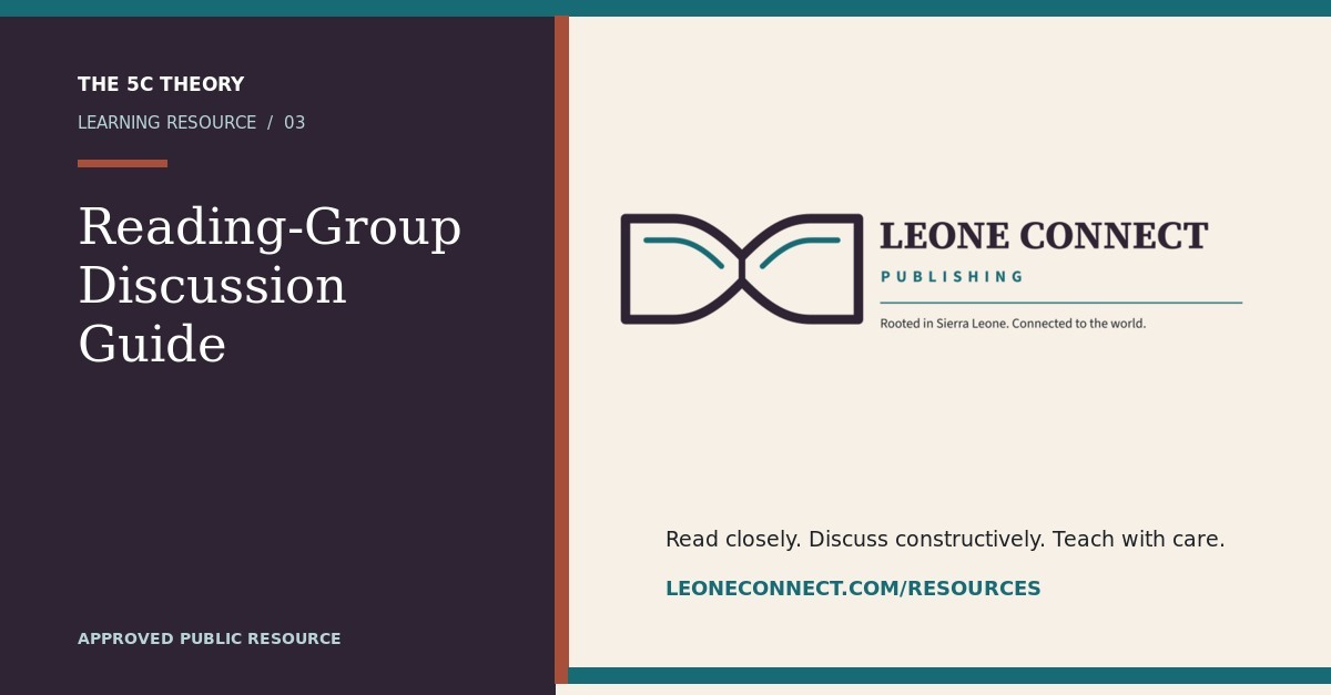THE 5C THEORY Reading-Group Discussion Guide.